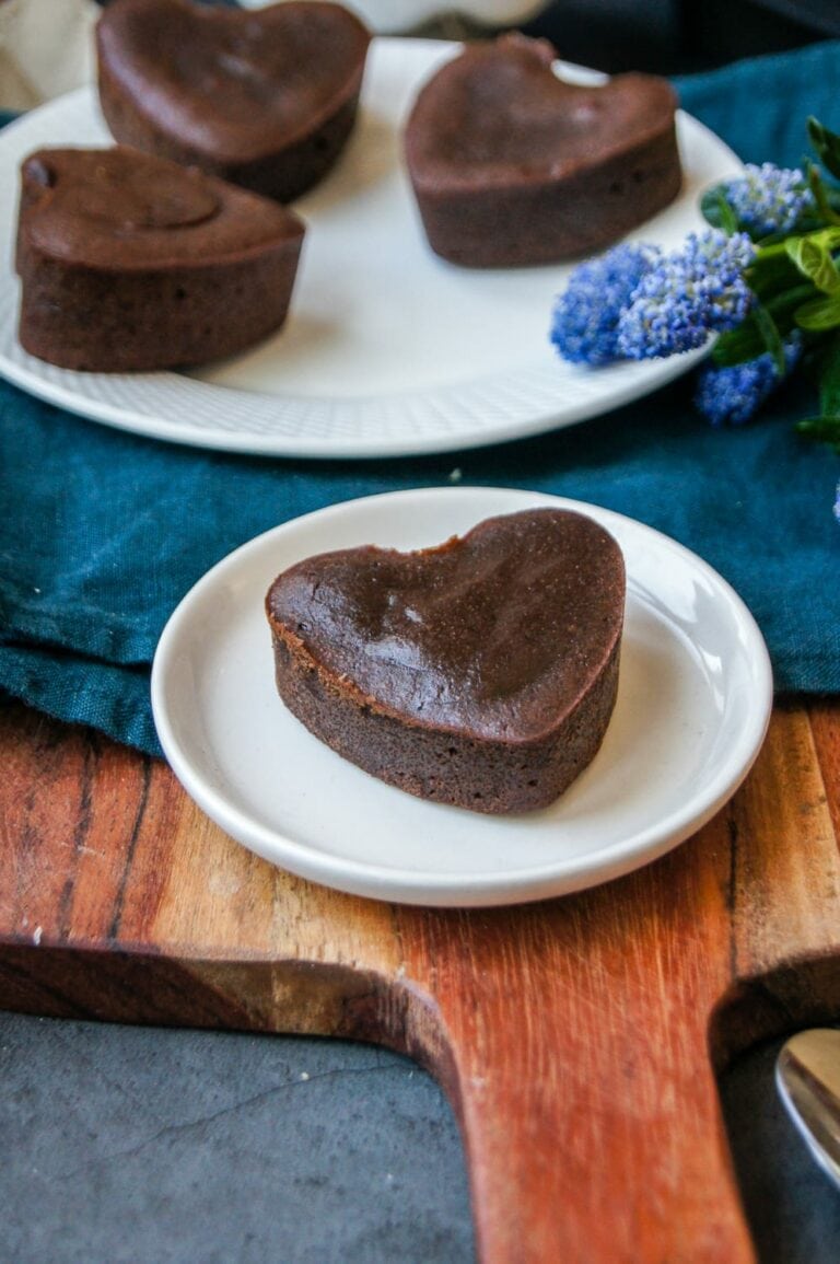 Fondant mini coeur coulant_