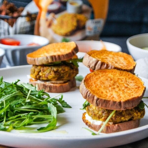 Burger patate douce galettes veggie indienne