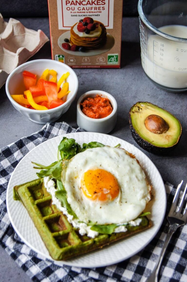 Gaufre aux épinards_-3