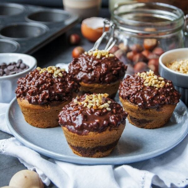 Cake Marbré façon rocher en mini Muffins