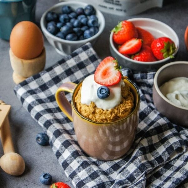 Mug cake farine keto