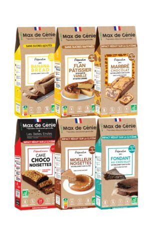 Pack préparations gâteaux sans gluten et IG bas