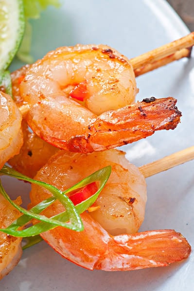 brochette de crevette
