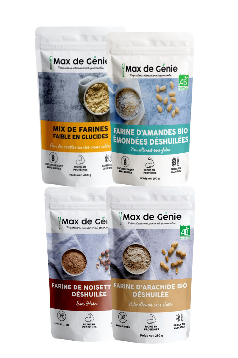 Pack découvertes de farines bio sans gluten