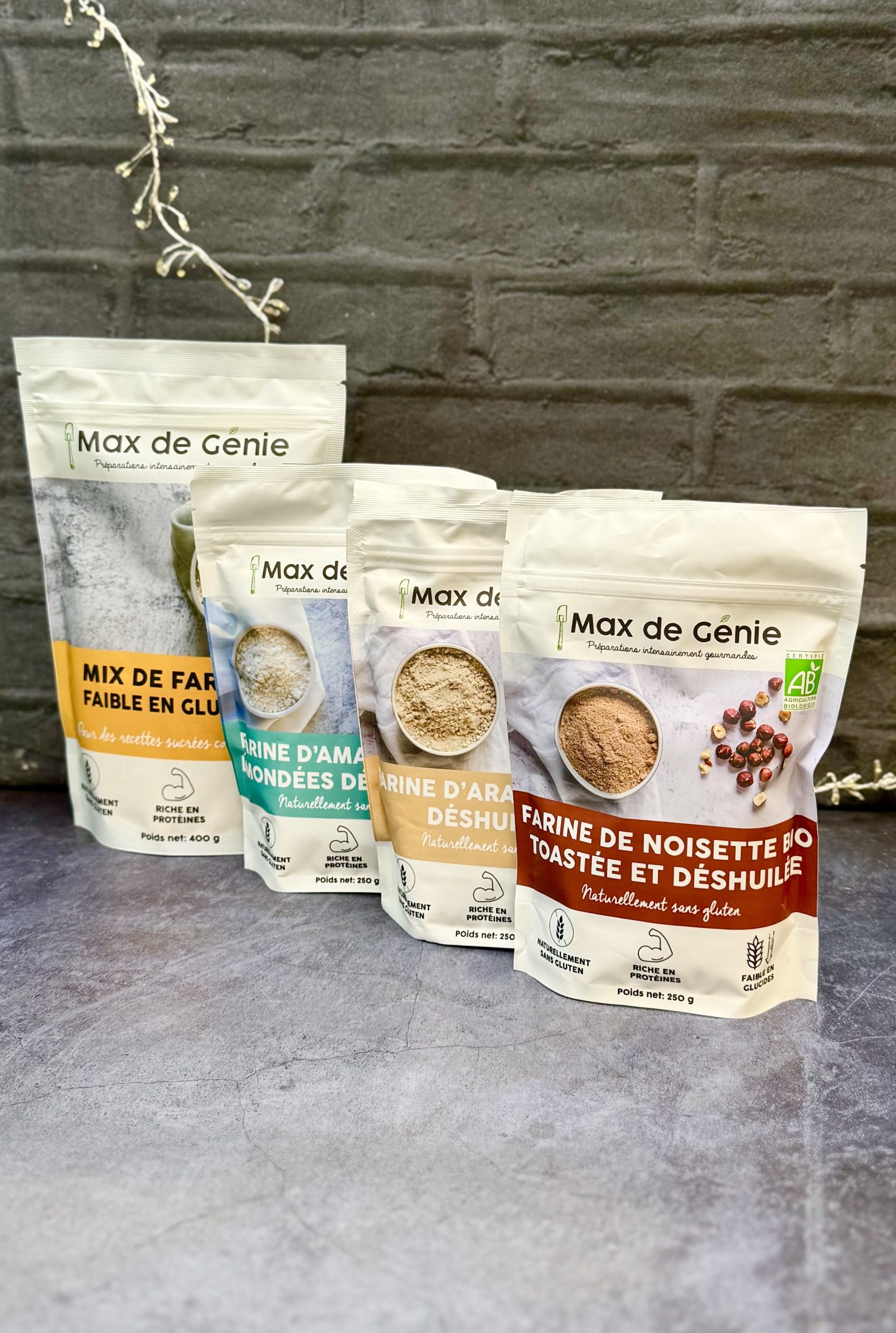 Pack découvertes de farines bio sans gluten