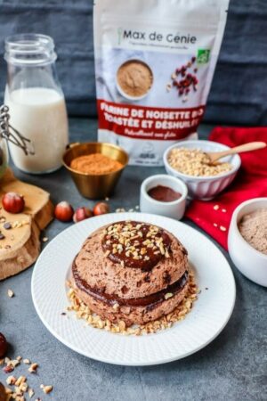 Recette de bowl cake aux noisettes IG bas et sans gluten