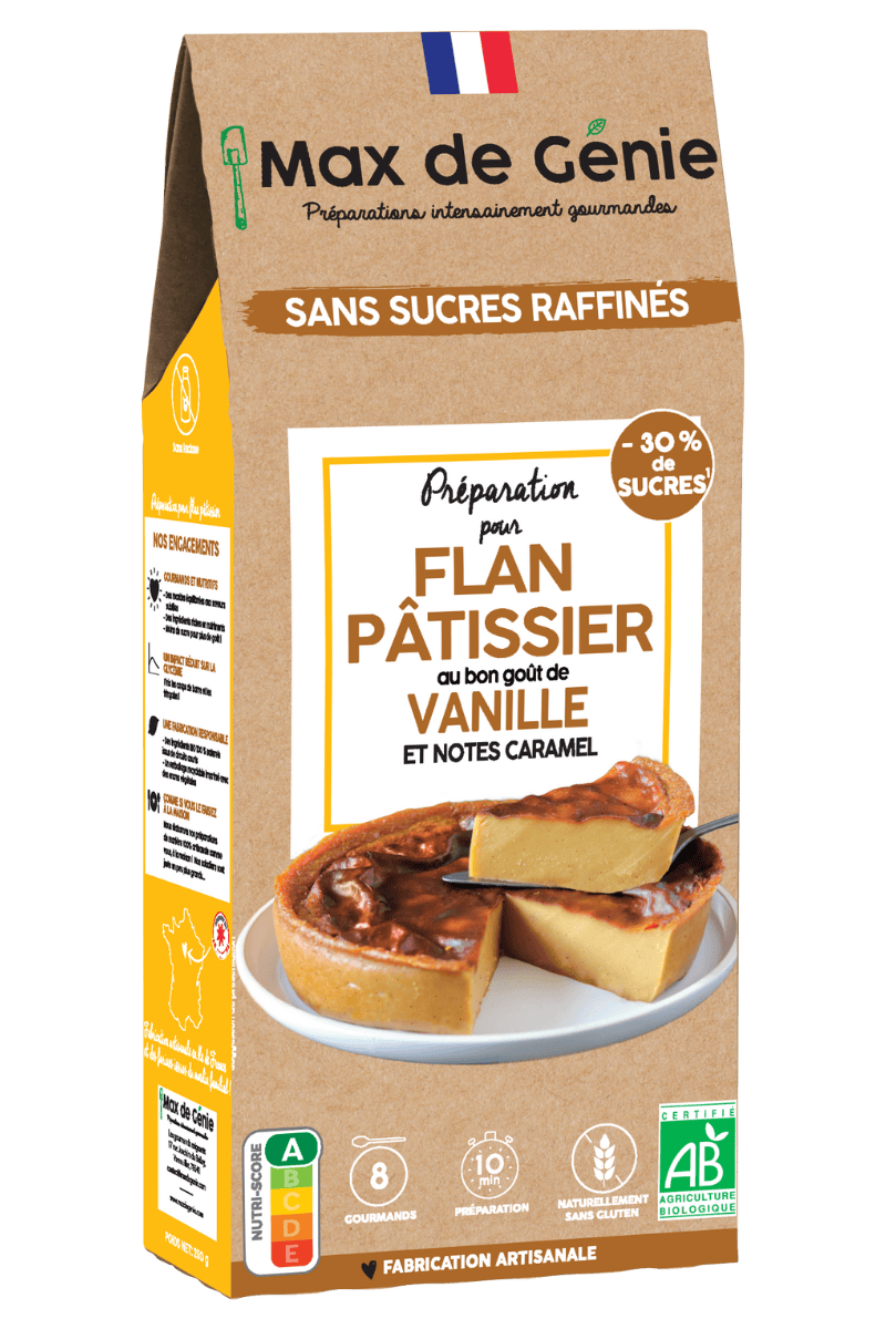préparation pour flan