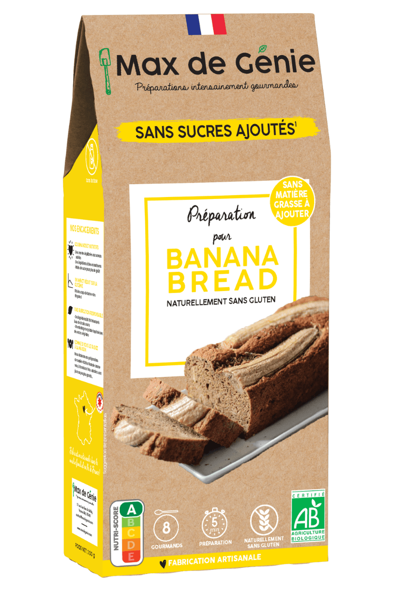 préparation pour banana bread