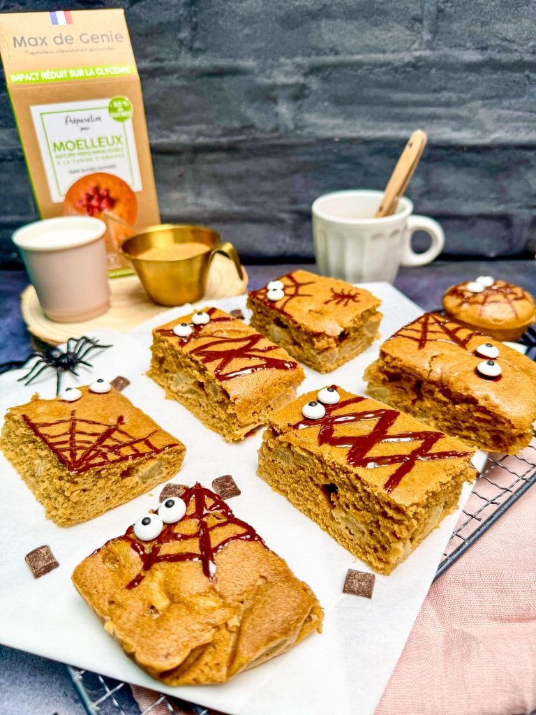 Recette de moelleux personnalisable d'Halloween à la poire IG bas