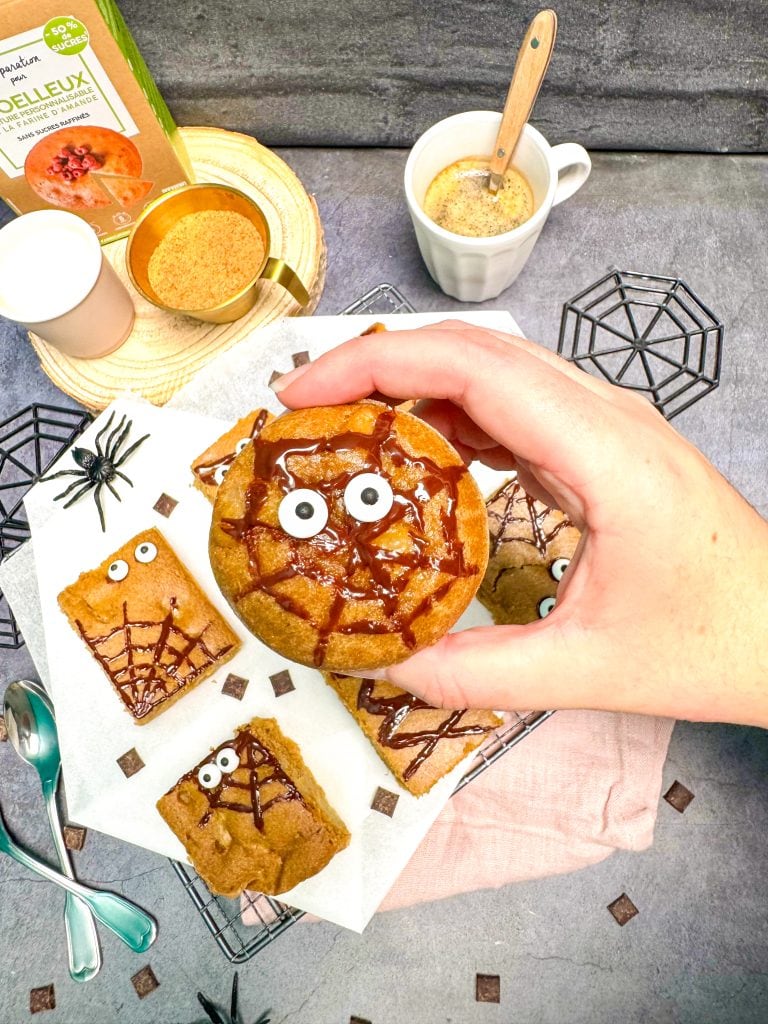 Recette de moelleux personnalisable d'Halloween à la poire IG bas