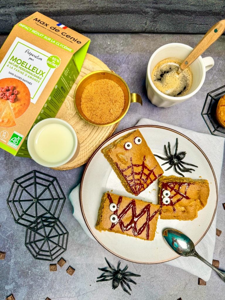 Recette de moelleux personnalisable d'Halloween à la poire IG bas