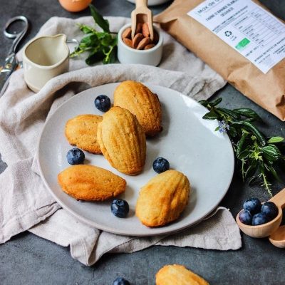 Madeleines Farine d'amande blanchie