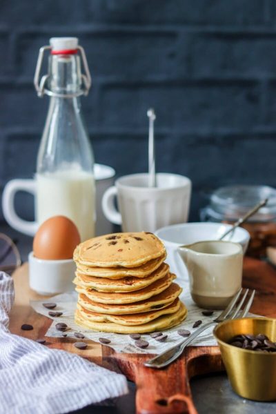 Pancakes pépites de chocolat